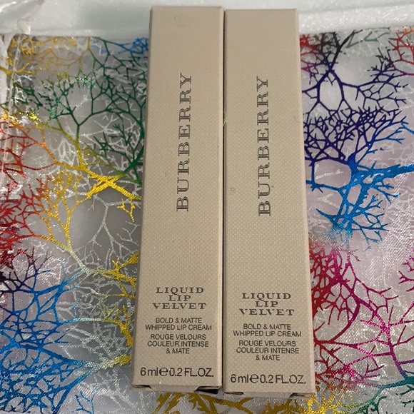 Bruberry Other - - 2 bundle Burberry Liquid Lip Velvet